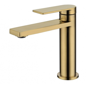 Ruki Brushed Gold Lead Free Basin Mixer